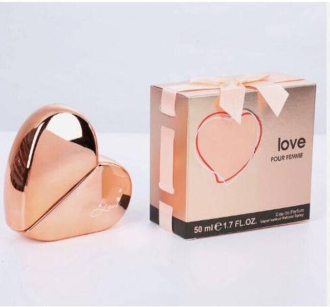 Mutual Love Heart Shape Pour Femme Floral Perfume 50ml | Long Lasting Fragrance