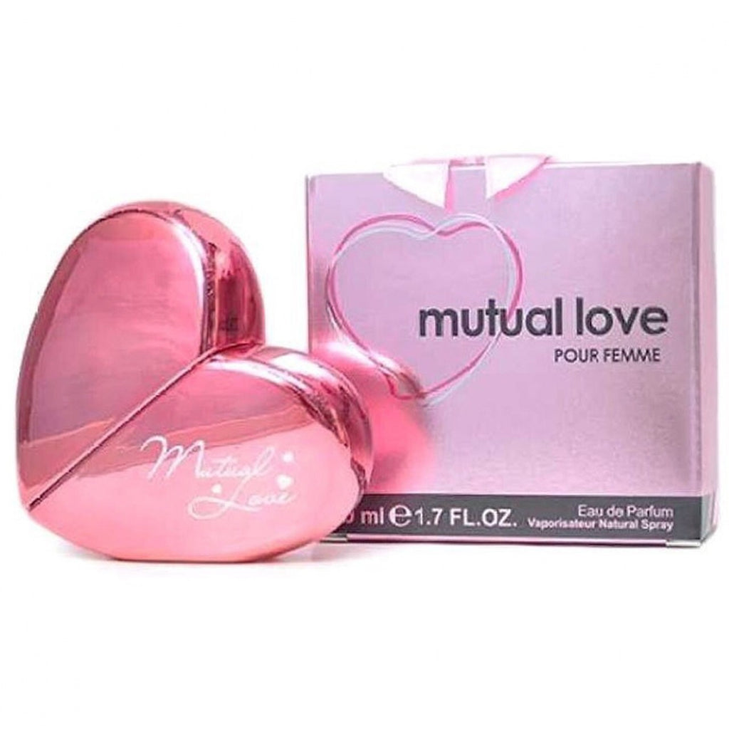 Mutual Love Heart Shape Pour Femme Floral Perfume 50ml | Long Lasting Fragrance