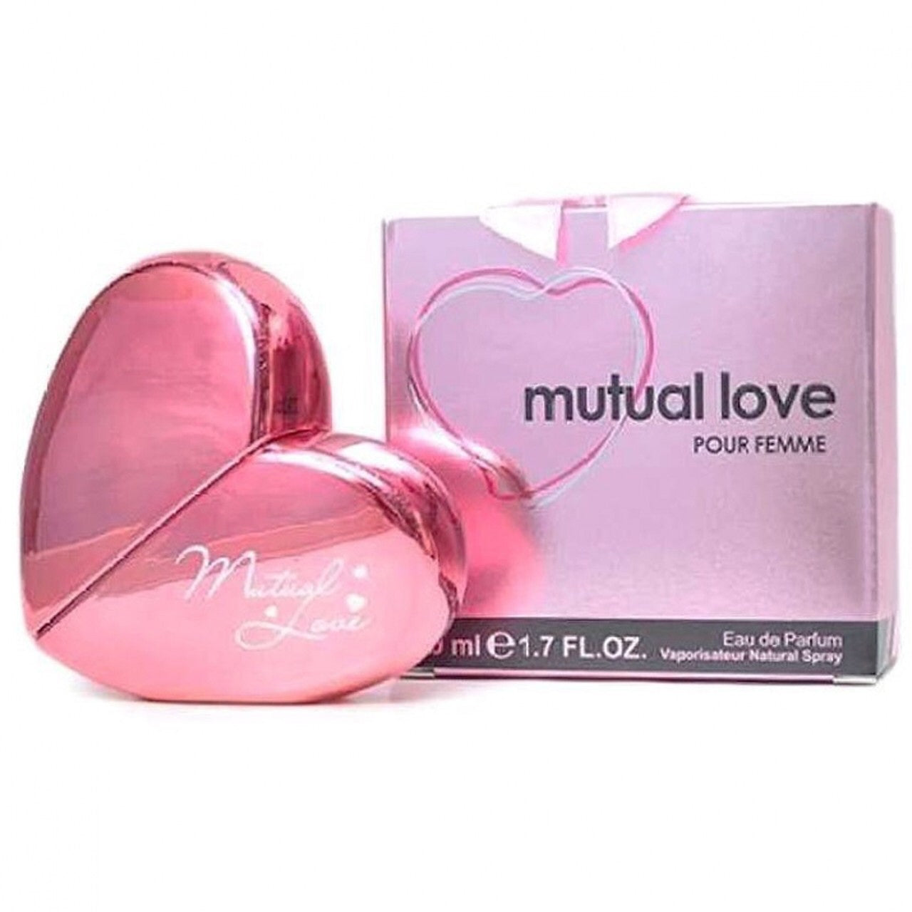 Mutual Love Heart Shape Pour Femme Floral Perfume 50ml | Long Lasting Fragrance