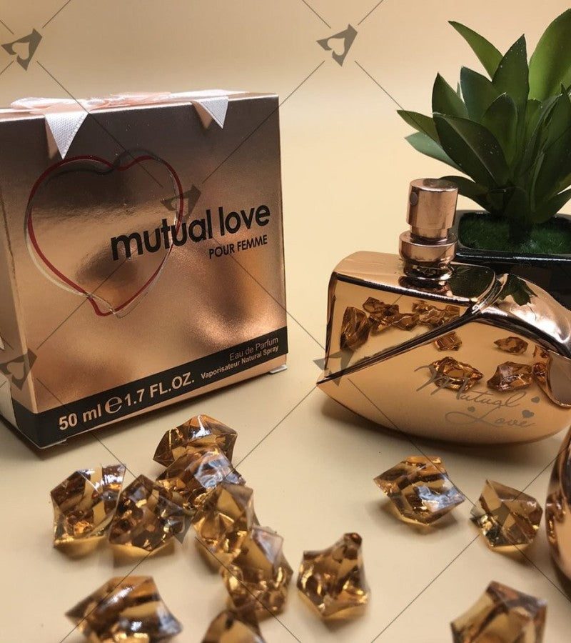 Mutual Love Heart Shape Pour Femme Floral Perfume 50ml | Long Lasting Fragrance