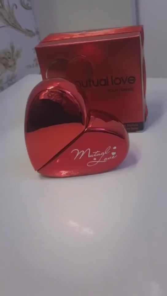 Mutual Love Heart Shape Pour Femme Floral Perfume 50ml | Long Lasting Fragrance